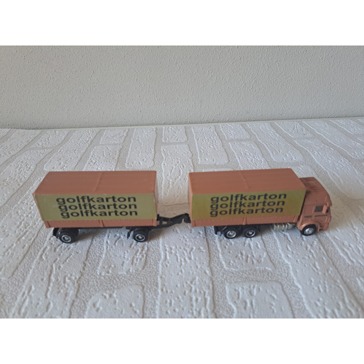 Mercedes SK 1850 vrachtwagen Kappa Kentoys 25x3.5x6cm - modelauto