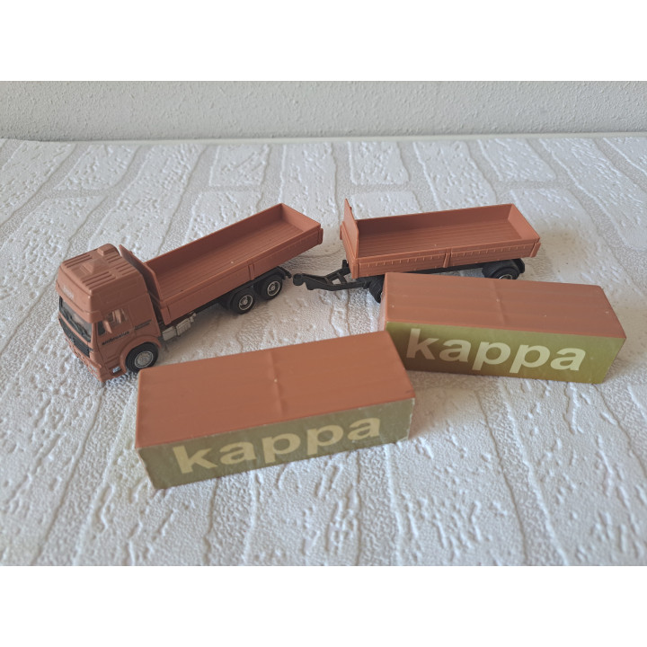 Mercedes SK 1850 vrachtwagen Kappa Kentoys 25x3.5x6cm - modelauto