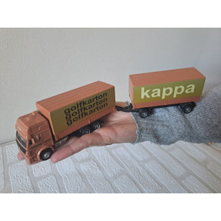 Mercedes SK 1850 vrachtwagen Kappa Kentoys 25x3.5x6cm