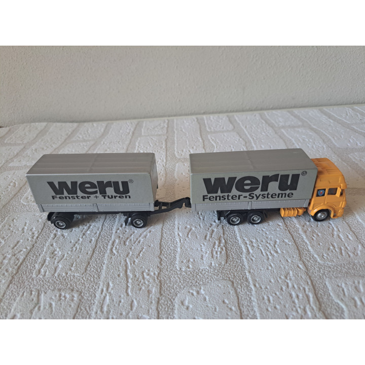 Mercedes SK 1850 vrachtwagen Weru Kentoys 25x3.5x6cm - modelauto