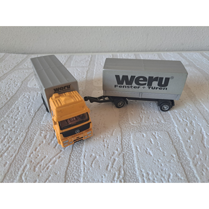 Mercedes SK 1850 vrachtwagen Weru Kentoys 25x3.5x6cm - modelauto
