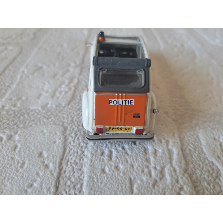 Citroen 2CV6 Nederlandse Politie 1 April grap 1:43 Vitesse group - modelauto