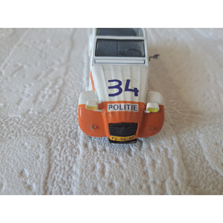 Citroen 2CV6 Nederlandse Politie 1 April grap 1:43 Vitesse group - modelauto