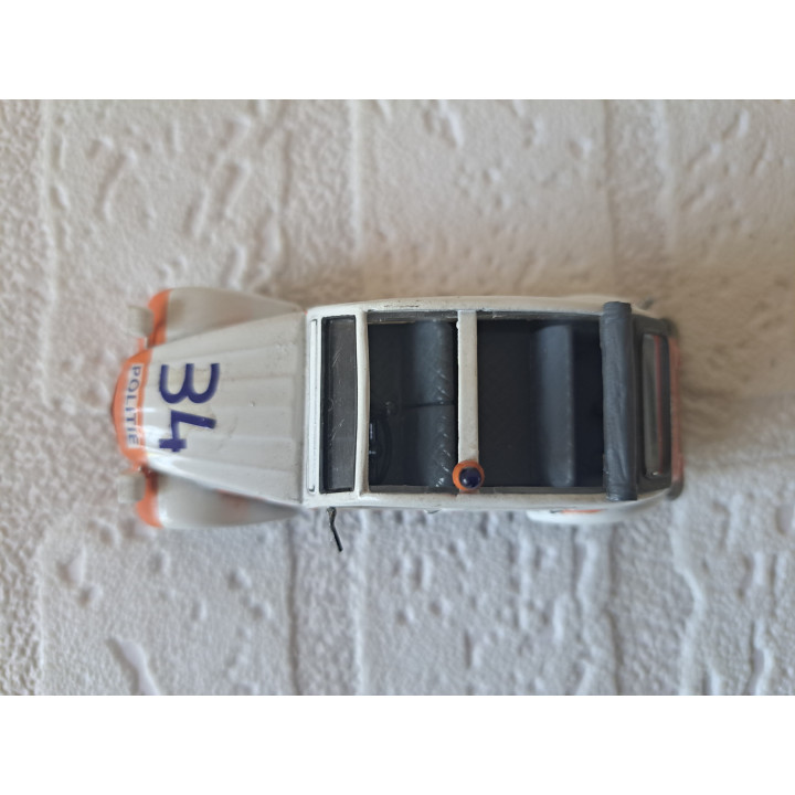 Citroen 2CV6 Nederlandse Politie 1 April grap 1:43 Vitesse group - modelauto