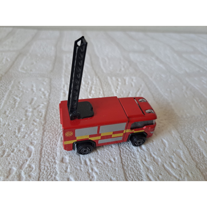 Teamsterz HTI Brandweer ladderwagen TM-6B 6.5x3x3cm (2) - modelauto