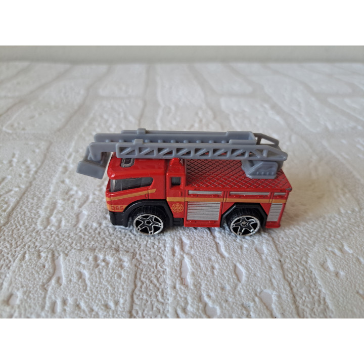 Teamsterz HTI Brandweer ladderwagen TM-15A 7.5x3x4cm