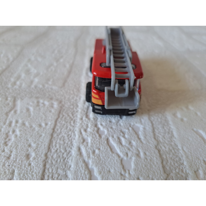 Teamsterz HTI Brandweer ladderwagen TM-6B 6.5x3x3cm (2) - modelauto