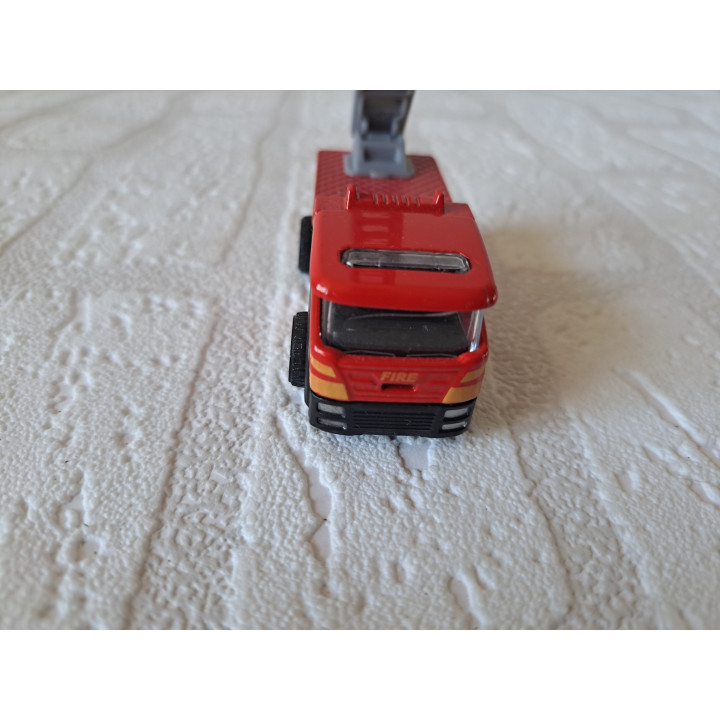 Teamsterz HTI Brandweer ladderwagen TM-6B 6.5x3x3cm (2) - modelauto