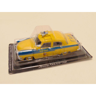 GAZ 21 politie USSR 1:43 Deagostini Onbeschadigd