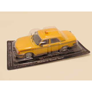 GAZ 3110 Volga USSR 1996 Taxi 1:43 Deagostini Onbeschadigd