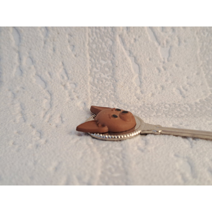 Metaal theelepeltje met kunststof 2D Chihuahua hondenkop - Verzamelobject