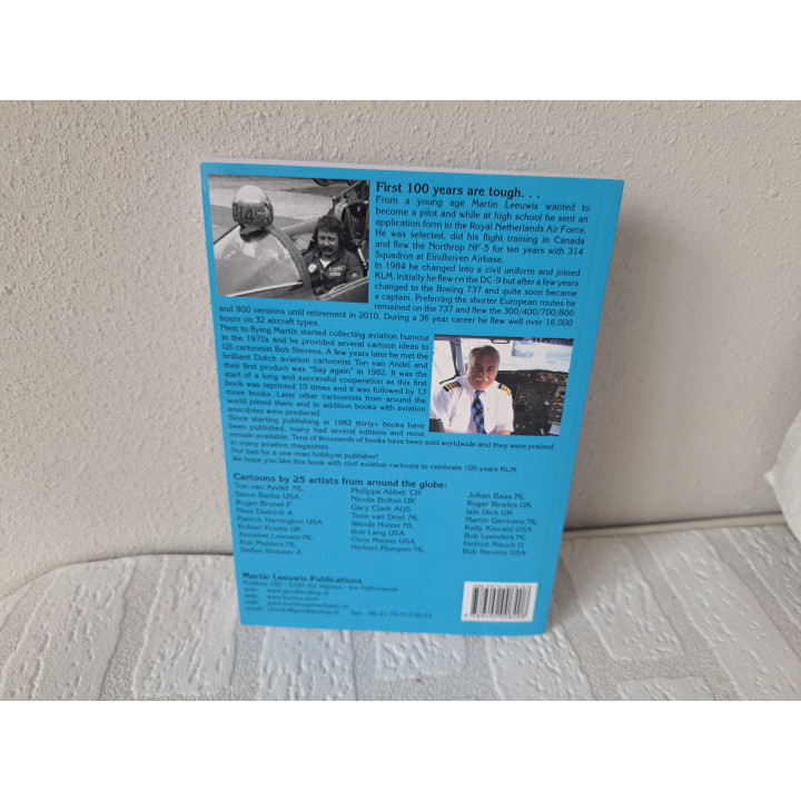 KLM boek First 100 years are tough 200 pagina's ONGELEZEN - Verzamelobjecten