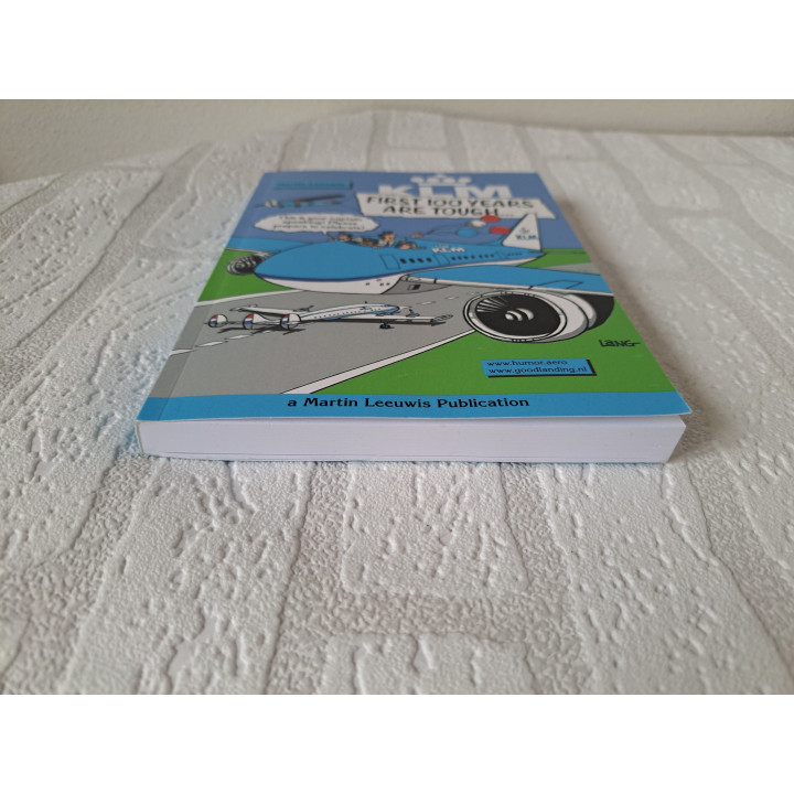 KLM boek First 100 years are tough 200 pagina's ONGELEZEN - Verzamelobjecten