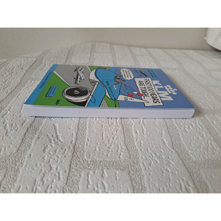 KLM boek First 100 years are tough 200 pagina's ONGELEZEN - Verzamelobjecten