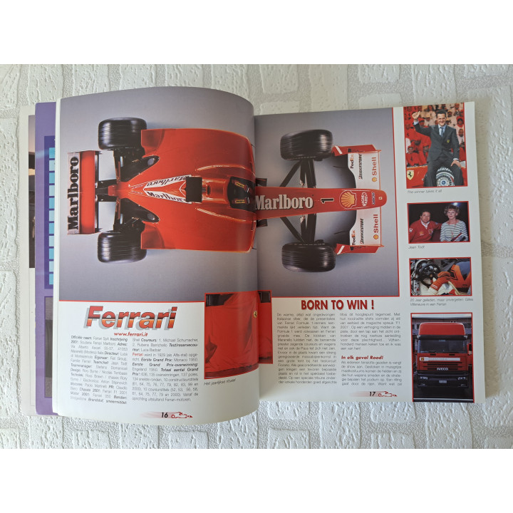 Formule 1 Start 2001 Anjes Verhey 20e editie 152 blz - Verzamelobjecten