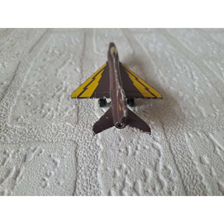 MIG 21 straaljager Matchbox Sky Busters SB6 10.5x5.5x3.5cm - vliegtuig