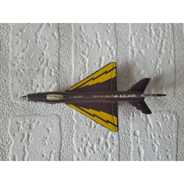 MIG 21 straaljager Matchbox Sky Busters SB6 10.5x5.5x3.5cm - vliegtuig