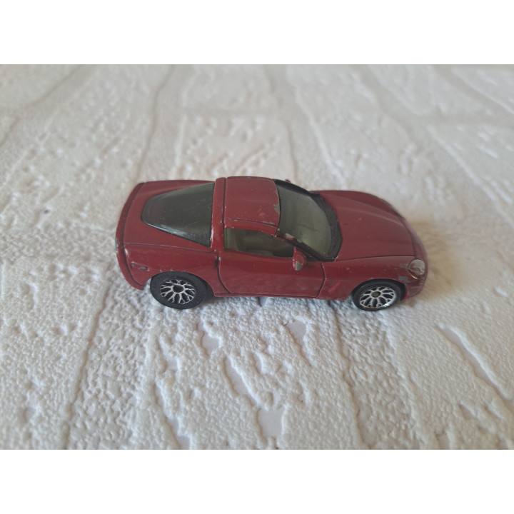 Chevrolet Corvette C6 1:60 Matchbox MB630 roodbruin- modelauto
