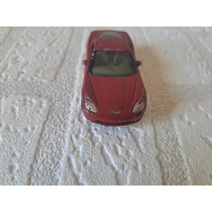 Chevrolet Corvette C6 1:60 Matchbox MB630 roodbruin- modelauto