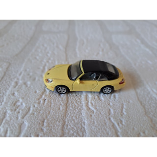 Porsche 911 Carrera Hardtop 1:74 Cararama lichtgeel
