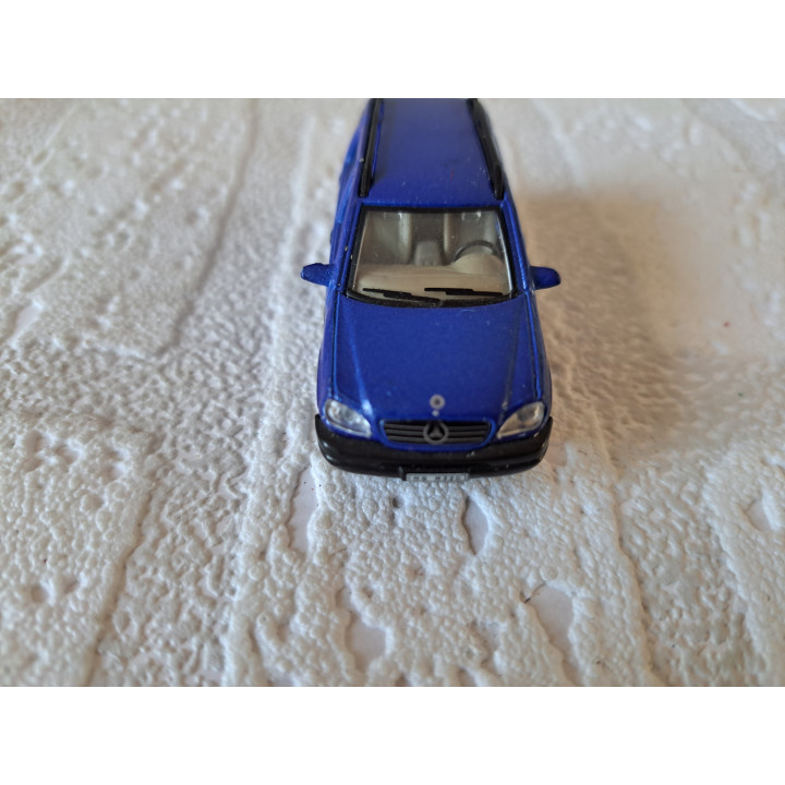 Mercedes ML 320 W163 1:73 Hongwell blauw (2) - modelauto