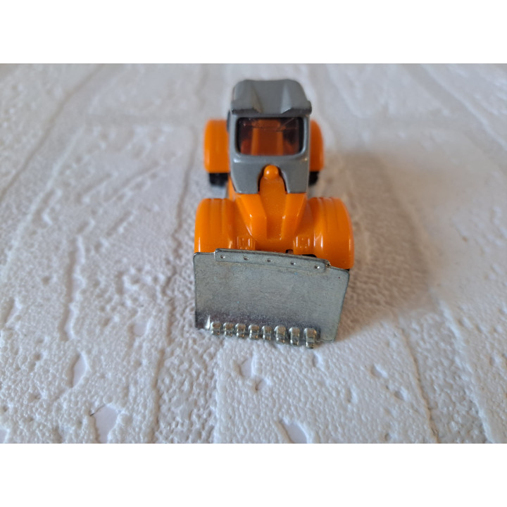 Shovel Tractor Plow Matchbox MB686 7x3.5x3.5cm grijs - modelauto