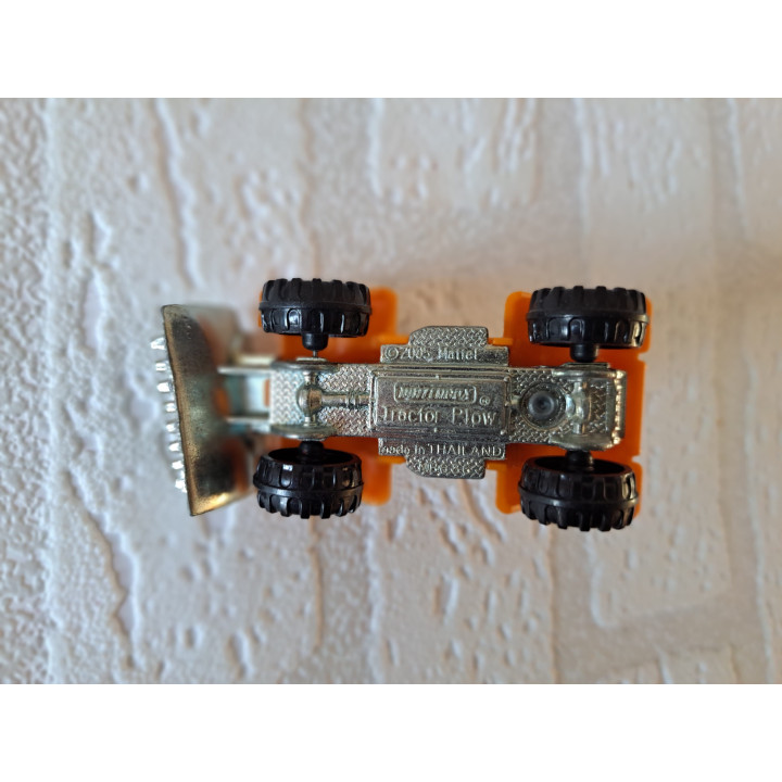 Shovel Tractor Plow Matchbox MB686 7x3.5x3.5cm grijs - modelauto