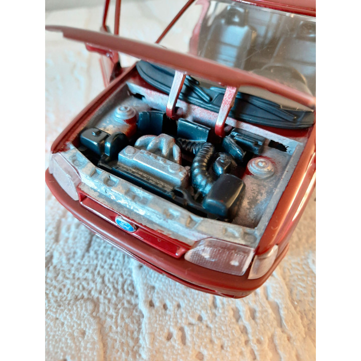 Ford Orion MK3 1991 1:24 Schabak roodbruin