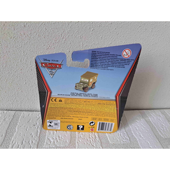 Sarge Cars 2 Disney Pixar 14x4x16cm ONGEOPEND - Pixar film