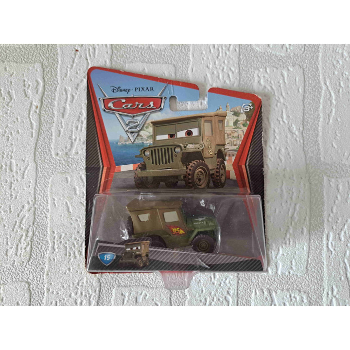 Sarge Cars 2 Disney Pixar 14x4x16cm ONGEOPEND - Pixar film