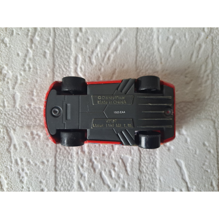 Lightning McQueen Cars Disney Pixar 7.5x3.5x2cm (2) - Pixar film