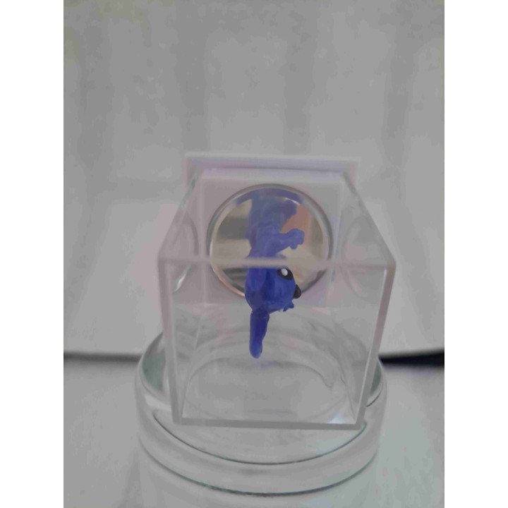 Stitch van glas uit Disneyland Florida 2x1x2.5cm -  Poppetje