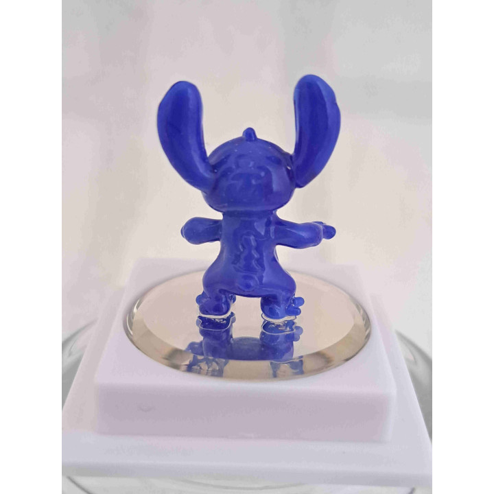 Stitch van glas uit Disneyland Florida 2x1x2.5cm -  Poppetje