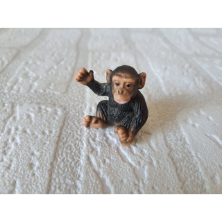 Chimpansee baby van hard rubber Schleich 14192 3.5x2x3.5cm
