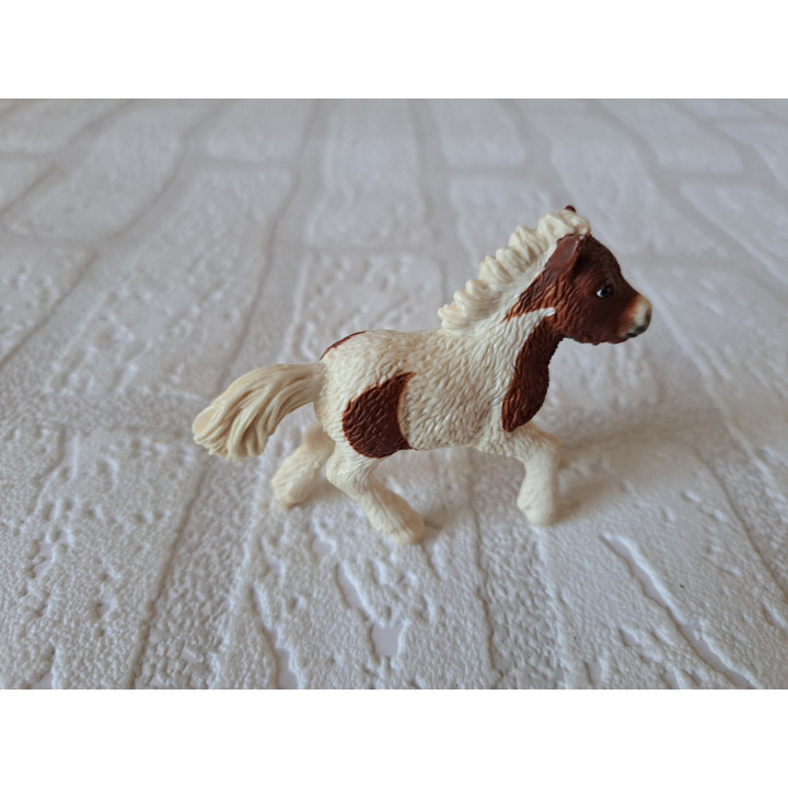 Shetland Stallion van hard rubber Schleich 13662 7x2x6cm -  dierfiguren