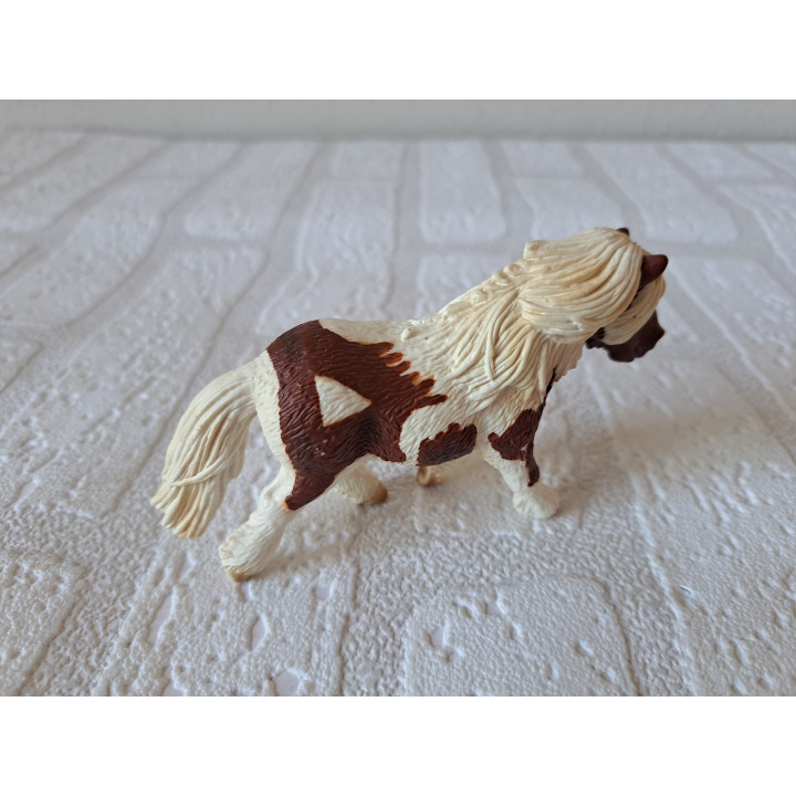 Shetland pony van hard rubber Schleich 13662 11x2.5x6cm -  dierfiguren