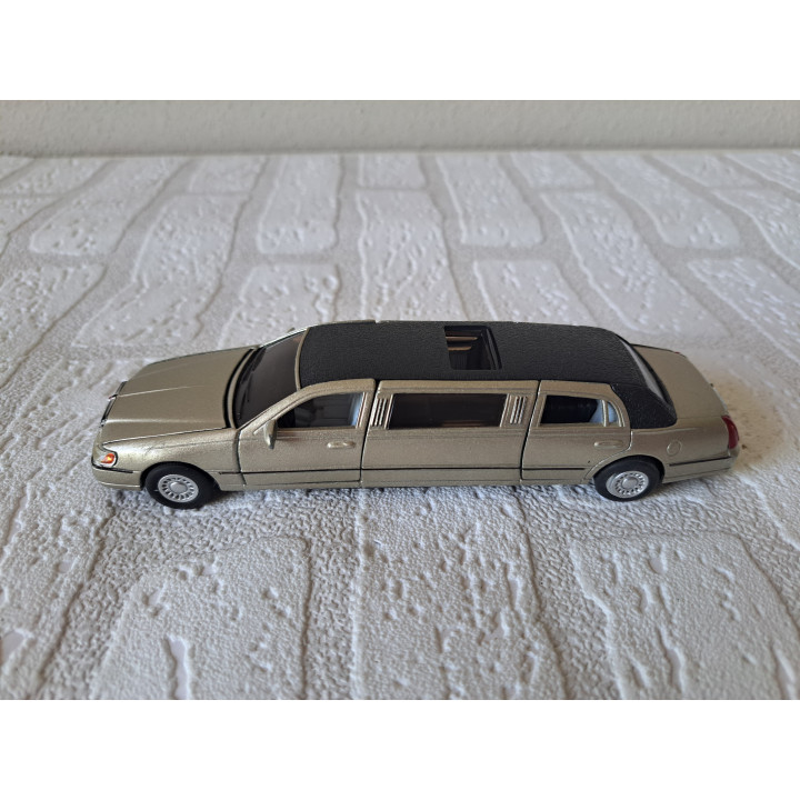 Lincoln town car stretch limousine 1999 1:38 Kingsmart - modelauto
