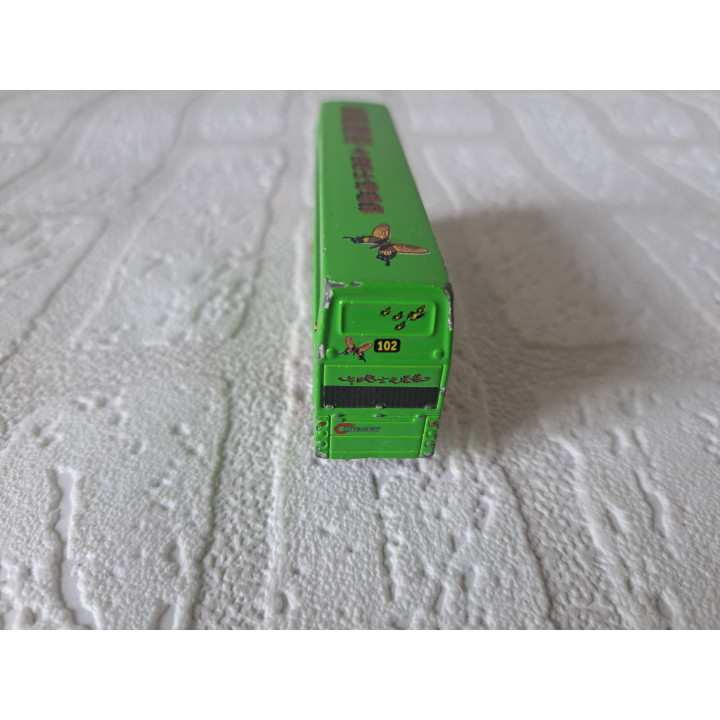 Dennis Trident Greener Buses Japan 10x2x4cm - modelauto