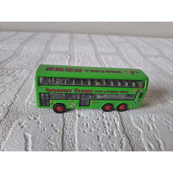 Dennis Trident Greener Buses Japan 10x2x4cm