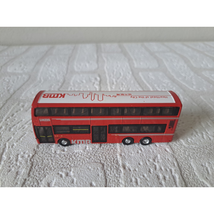 Volvo B9TL Dubbeldeks bus Japan Hongkong KMB 10.5x2x3.5cm