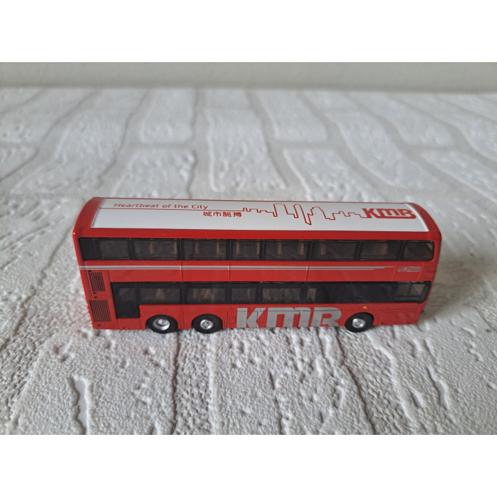 Volvo B9TL Dubbeldeks bus Japan Hongkong KMB 10.5x2x3.5cm - modelauto