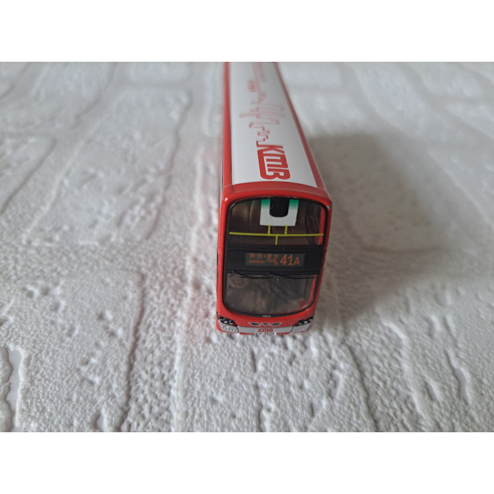 Volvo B9TL Dubbeldeks bus Japan Hongkong KMB 10.5x2x3.5cm - modelauto
