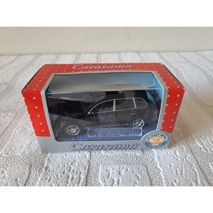 Porsche Cayenne S Cararama - Hongwell 1:43 zwart - modelauto