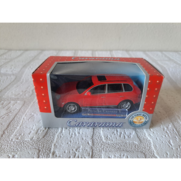 Porsche Cayenne S Cararama - Hongwell 1:43 rood - modelauto