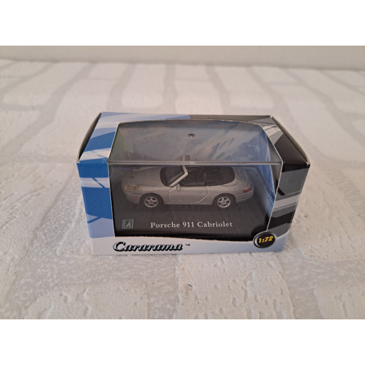 Porsche 911 Cabriolet Cararama - Hongwell 1:72 - modelauto