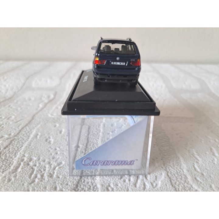 Bmw X5 Cararama - Hongwell 1:72 donkerblauw - modelauto