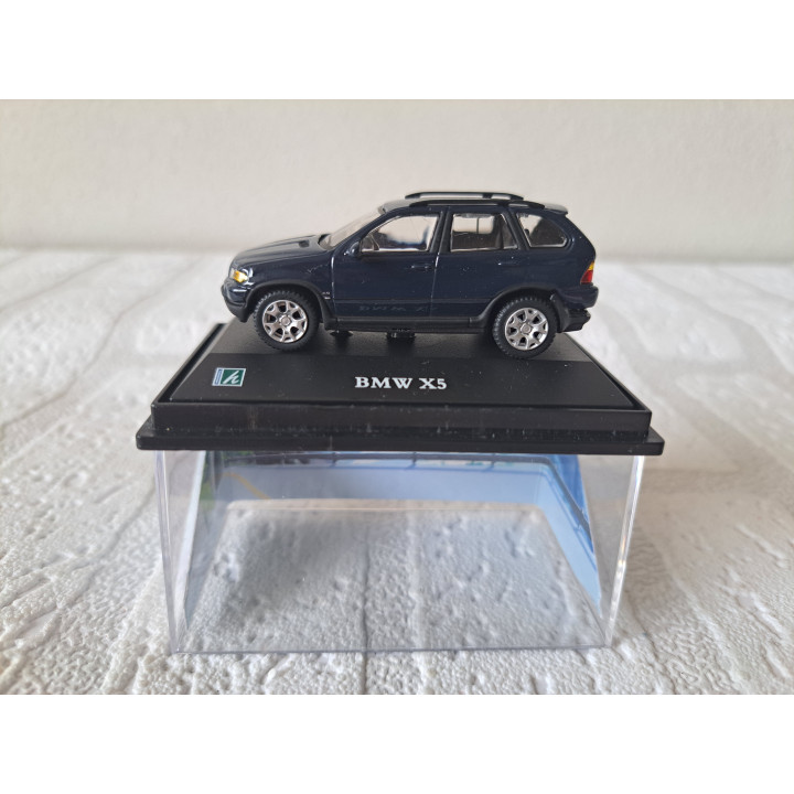 Bmw X5 Cararama - Hongwell 1:72 donkerblauw - modelauto