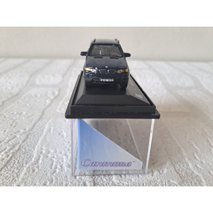 Bmw X5 Cararama - Hongwell 1:72 donkerblauw - modelauto