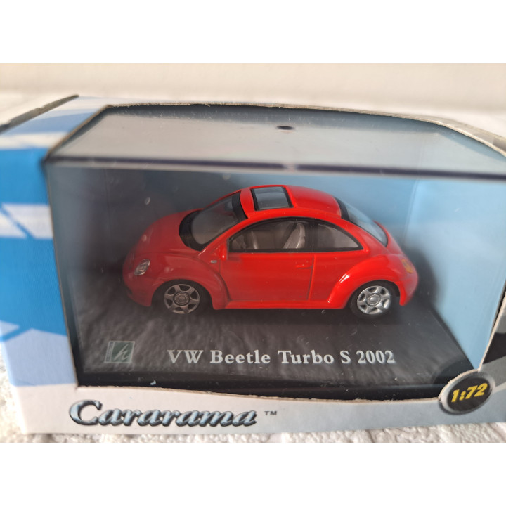 Volkswagen Beetle Turbo S Rood 1:72 Cararama Hongwell Modelauto