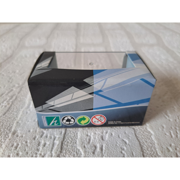 Peugeot 206 2001 1:72 Cararama - Hongwell blauw - modelauto